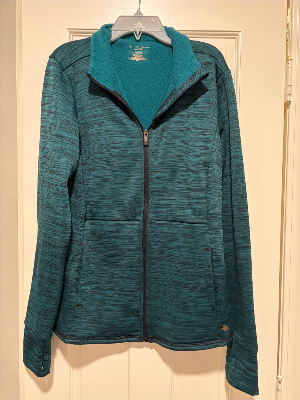 tek gear Teal Full-Zip Fleece-Lined Jacket